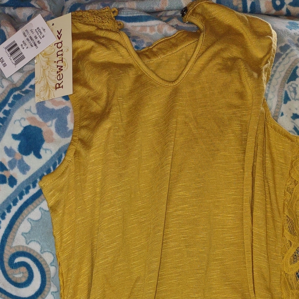 Gold top from rewind